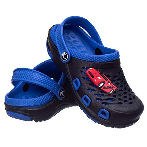 BABUCHE INFANTIL SANDÁLIA MASCULINA CARRO C011/020 - AS165 Cor:Preto/Royal;Tamanho:30