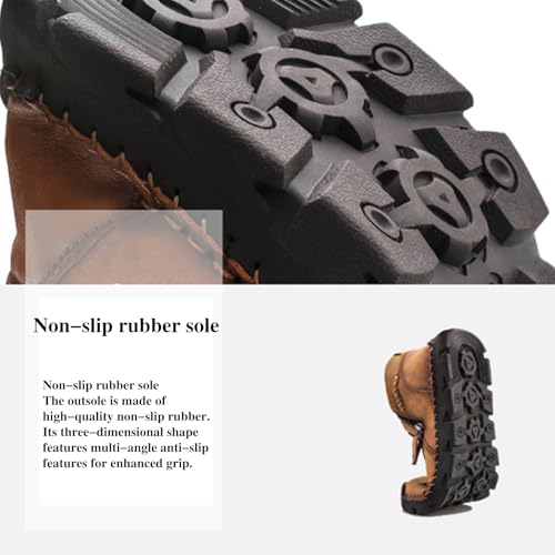 Matufit Shoes for Men, Men's Genuine Leather Waterproof Non-Slip Fashionable Orthopedic Shoes, Orthopedic Shoe for Men4