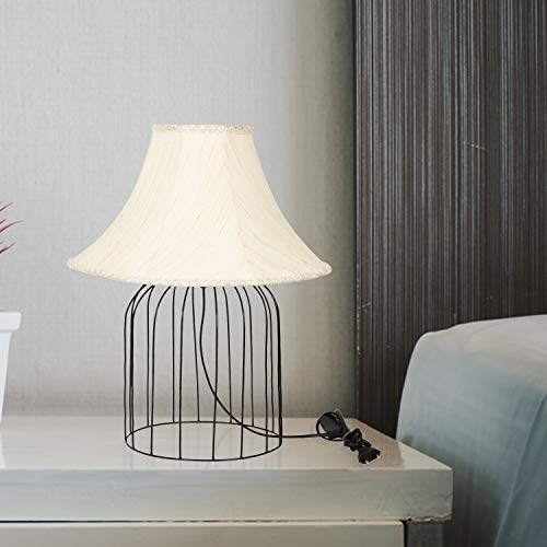 Image of tu casa Designer Off White Table Lamp TB-05 Holder Type- E-27-(Bulb not Included)