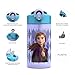 Zak Designs Disney Frozen 2 Kids Water Bottle with Spout Cover and Carrying Loop, Durable Plastic, Leak-Proof Water Bottle Design for Travel (16 oz, 2-Pack, Non-BPA, Elsa & Anna)