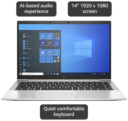 Image of HP EliteBook 840 G8 14 inch Notebook - Full HD - 1920 x 1080 - Intel Core i7 11th Gen i7-1165G7 Quad-core (4 Core) 2.80 GHz - 16 GB Total RAM - 512 GB SSD - Silver