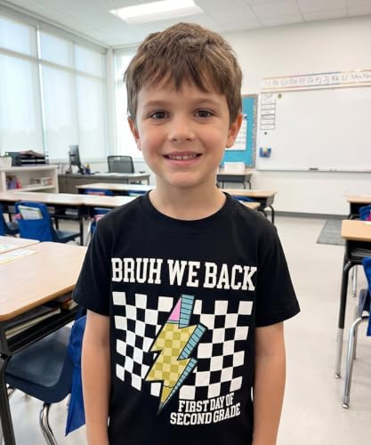 Image of Unique Baby Boys 2nd Grade Vibes Only Back to School T Shirt