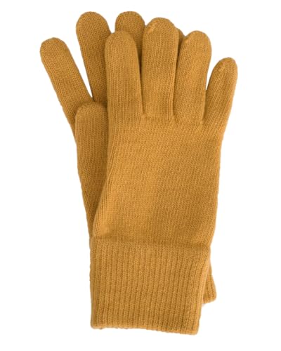 FosterNatur, Guantes de lana Merino para mujer, 100% lana merino extrafina, Tansy, 7,5