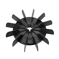 sourcing map 1Stk 142 * 18mm Runde Welle Ersatz Kunststoff 12Laufrad Motor Ventilator Schaufel de