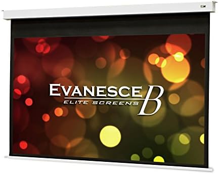 Elite Screens Evanesce B, 110" 16:9, Recessed in-Ceiling Electric Projector Screen with Installation Kit, 8k/4K Ultra HD Ready Matte White Fiberglass Reinforced Projection Surface, EB110HW2-E12