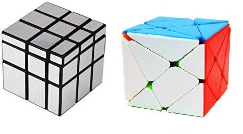 Toy Arena Magic Silver Mirror & Axis Cube Combo Puzzle Cube Brainstorming Game Toy (2 Pieces) (B07N5LMVK3) Amazon Price History, Amazon Price Tracker