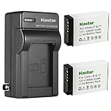 Kastar 2-Pack Battery and AC Wall Charger Replacement for Canon LP-E17 LPE17, LP-E17H Battery, Canon EOS M3, EOS M5, EOS M6, EOS M6 Mark II, EOS 77D Cameras, Canon BG-E18, BG-E18 IR Battery Grip