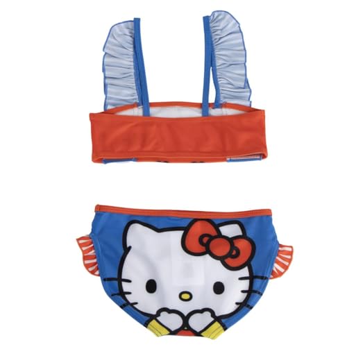 Bikini Hello Kitty para niñas bañador de dos piezas ajustable de playa 2