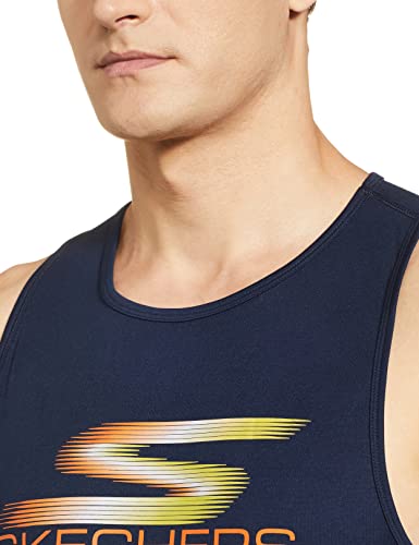 Image of Skechers Men Polyester Solid Regular Fit Vest
