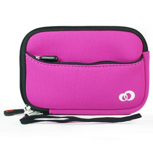 Kroo Blue Mini Glove 2 Revolution for Western Digital External Hard Drives (Magenta)
