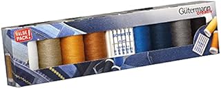 Gutermann Thread Set: Denim: 8 x 100m and 5 Jeans Machine Needles