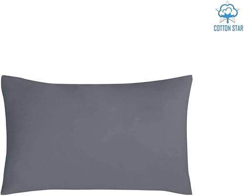 Miniatura 2 de Cotton Star Juego de 2 fundas de almohada de viaje de 12 x 16 pulgadas, cierre de cremallera, 600 hilos, 100% algodón orgánico, paquete de 2 fundas