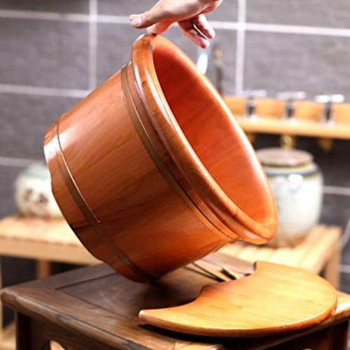 Bañera de madera para spa de pies, adulto miniatura 4
