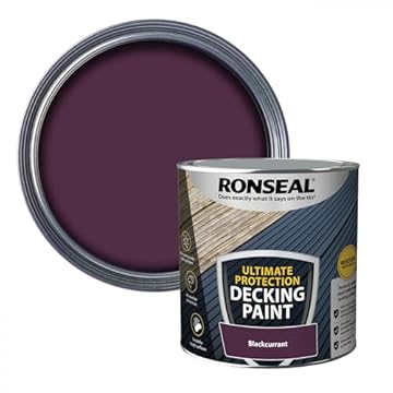 Ronseal Ultimate DECKING Paint Blackcurrant 2.5L