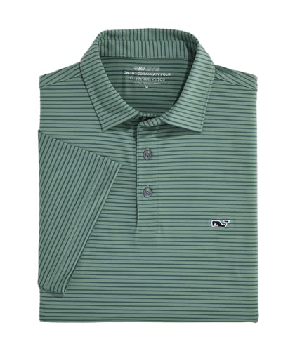 Image of vineyard vines Men's Bradley Stripe Sankaty Polo