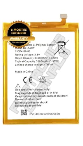 Image of BL-34CT Battery for Tecno Camon i4 / Camon -iSky3 / KB3 / CB7 / CB7J / KB7 / KB7J /Battery with 6 Month Warranty**** (I290)