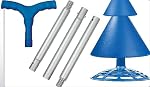 Portable Hand Powered High Efficiency Clothes Washing Machine - Improved Heavy Duty Riveted Metal Threads