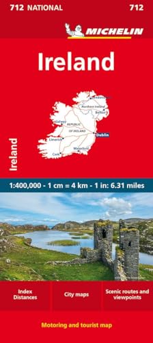 Michelin Ireland Map 712 (Maps/Country (Michelin))