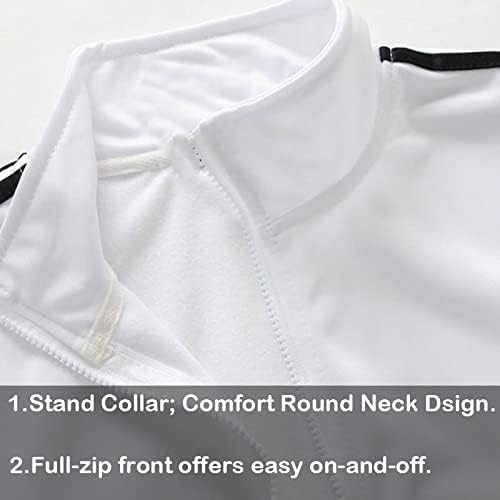 GXAMOY Men's Athletic 2 Pieces Tracksuit Casual Full Zip Jogging Sweat Suit Workout Sports Set Sportswear - Image 2