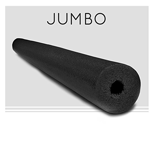 Oodles Monster 55 Inch x 3.5 Inch Jumbo Pool Noodle Foam Multi-Purpose Black