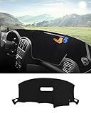 Autorder Dashboard Cover Mat for 2001-2007 Dodge Caravan/Grand Caravan/Chrysler Town Country Accessories Dash Cover Flannel Dash Mat Protector (Without Raised Display w/o Sensor)