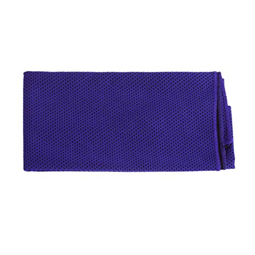 LIOOBO - Toalla de baño de Secado rápido, Absorbente, de Microfibra, para Camping, Senderismo, Yoga, Correr, Golf, 29 x 85 cm, Color Azul Oscuro