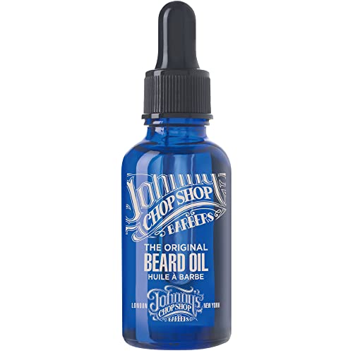 Johnny's Chop Shop Men's Facial Conditioning Beard Oil, Smooth Blend, Natural Oils, Pre/Post Shave 1.01 fl oz (Pack of 1) Johnny's Chop Shop Men's Facial Conditioning Beard Oil, Smooth Blend, Natural Oils, Pre/Post Shave 1.01 fl oz (Pack of 1)