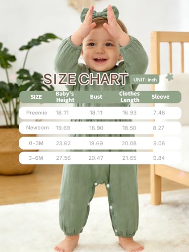 Newborn Baby Girls Smocked Romper - image 7