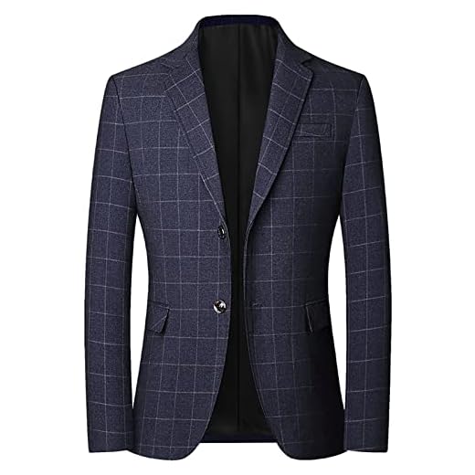 Terno masculino de malha slim fit, blazer de casamento, 2 botões de festa, jantar, baile, casaco blazer com gola entalhada