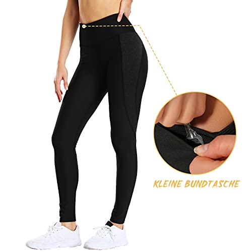 Kompressionslaufhose für Damen von Vertvie elastische Sportleggings