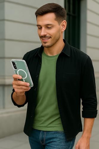 Image of ShieldTech Crystal Clear Back Case Cover Compatible with Samsung Galaxy A56 5G | Hard PC & TPU | Wireless Charging Compatible Case Cover for Samsung Galaxy A56 5G / Galaxy A56 5G | Transparent