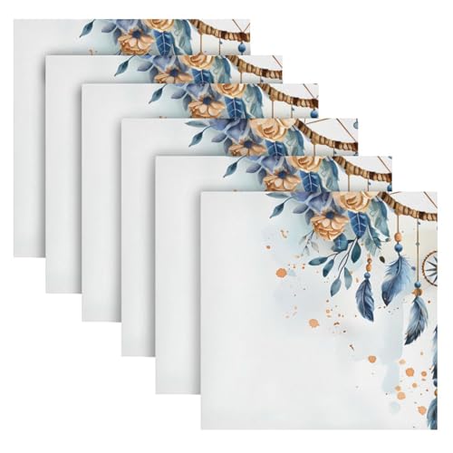 Servilletas de Tela Boho Floral Juego x6 miniatura 2