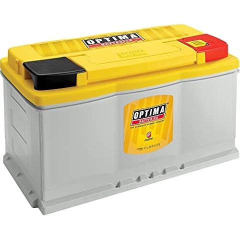 OPTIMA Batteries High Performance DH7 YellowTop Dual Purpose Sealed AGM Car, Truck and SUV Battery, 880 CCA, Maintenance Free, Versitile Mounting, BCI Group Size 94R Cover