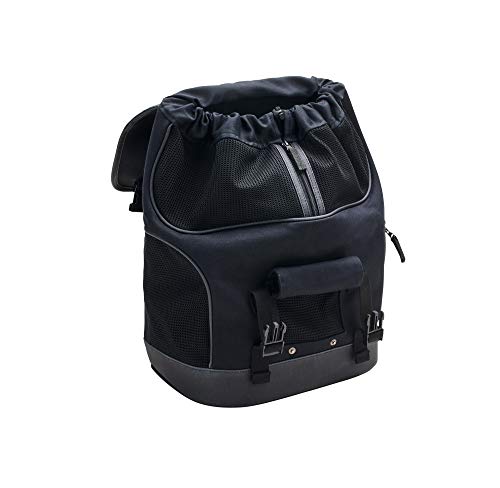 Madison Rucksack zum einfachen Transport von Hunden und Katzen Farbe schwarz, Größe one-Size
