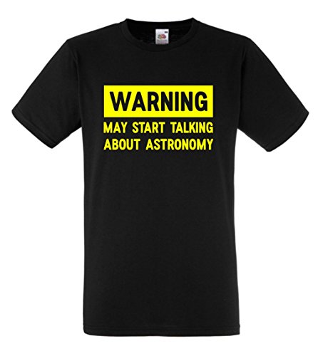 All About The Print Astronomy Funny Gift Premium T Shirt Warning Start Talking top Star Gazing 20 (Adult Small, Jet Black)