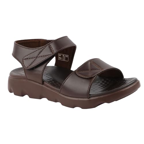 Image of Medifeet Women's Orthopedic Soft Sandals, Black, Comfort Walking Footwear with Adjustable Straps