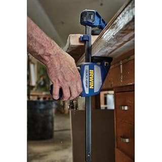 IRWIN QUICK-GRIP Bar Clamps for Woodworking, One-Handed, Heavy-Duty, 12" (1964712)