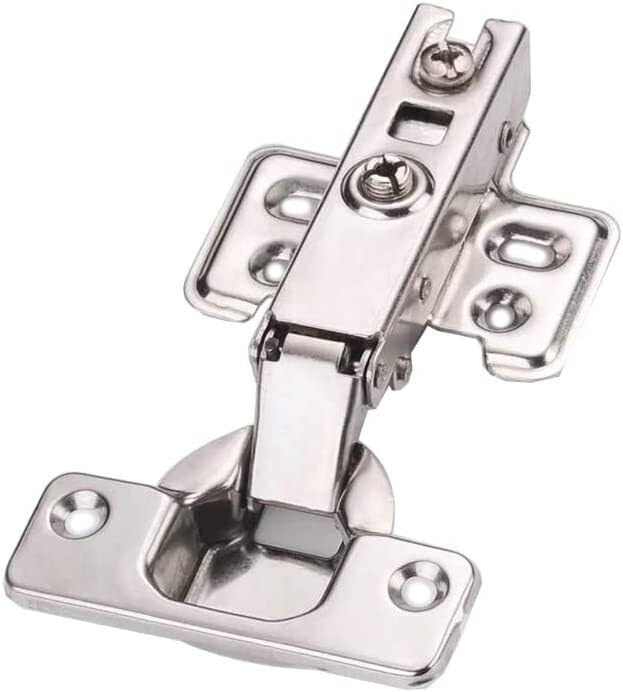 Charnières hydrauliques inox lot de 10 pour porte de placard de cuisine amovibles