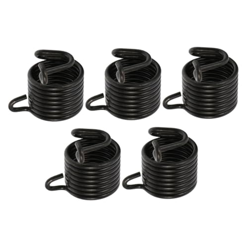 SEWOART 5pcs Pneumatic Shovel Spring Pneumatic Chisel Spring Air Pick Springs Replacement Retainer Springs Air Hammer Retaining Spring Electric Pick Chisel Pneumatic Air Tool Alloy Black