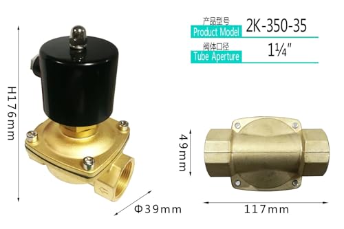 Électrovanne eau 220V DN25 pour éviter la surchauffe des circuits - 5