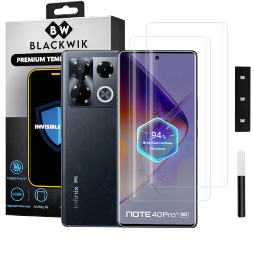 Image of Blackwik UV Tempered Glass for Infinix Note 40 Pro /Note 40 Pro Plus|2-Pack