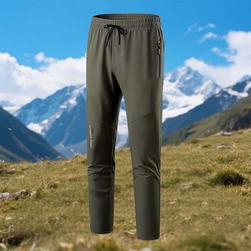 Men's Slim Fit Casual Pants Comfortable Lightweight Trousers for Everyday Wear Outdoor Hiking and Home Relaxation2