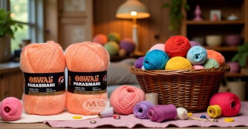 Image of M.G Enterprise Parasmani BabaKnitting Wool 600 Soft Yarn for Crochet, Art & Craft and Needle Knitting