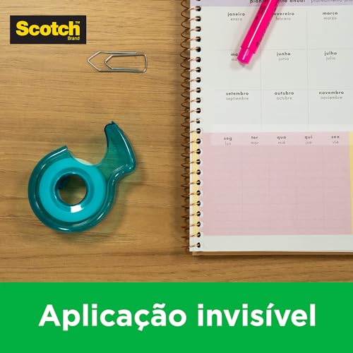 Scotch, 3M, Fita Mágica com Suporte Azul - 19 mm x 10 m