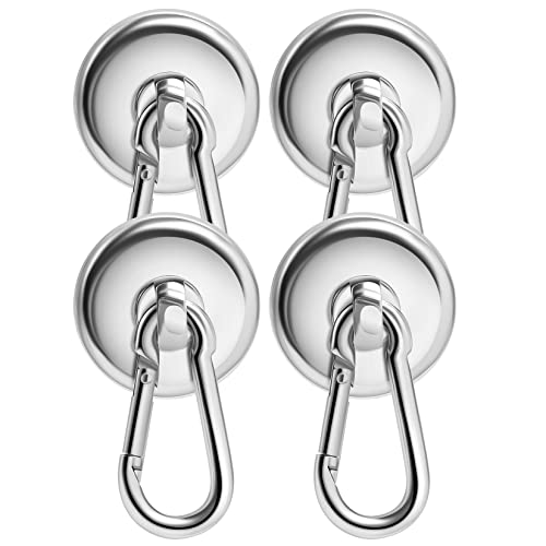 Grtard 4 Pack Magnetic Hooks Heavy Duty, 111Lbs Strong Magnetic
