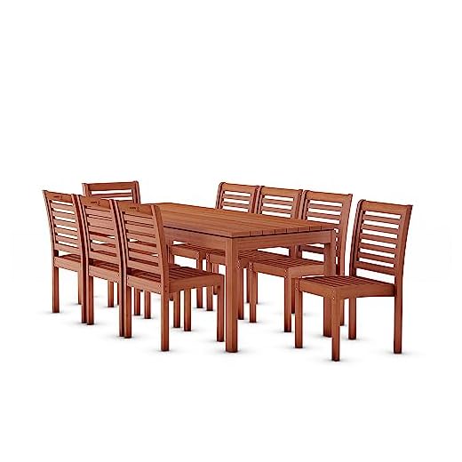 Amazonia Hawaii 9-Piece Dining Set