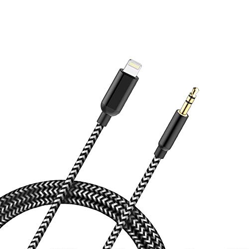 Micarsky AUX Cord Compatible for iPhone XS/XR/X/11/11 Pro/8/8Plus/7/7Plus, 3.5mm AUX Male Audio Adapter
