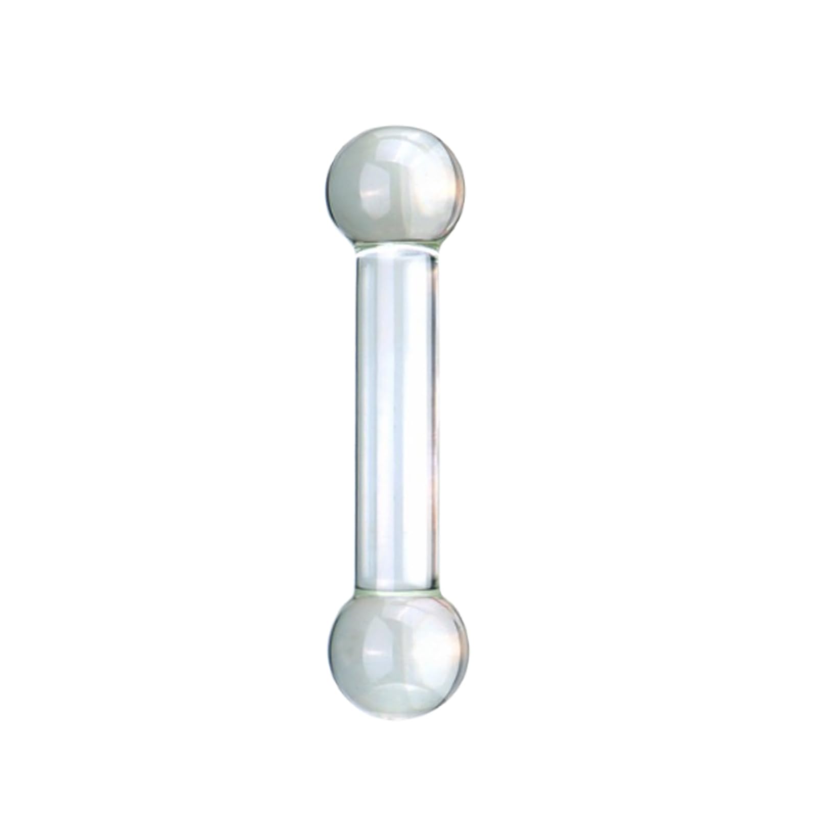 Glass Dildo Double-Ended Butt Plug Anal Beads Glass Dildo G-spot Wand Anal Beads Butt Plug Dual Ended P-spot