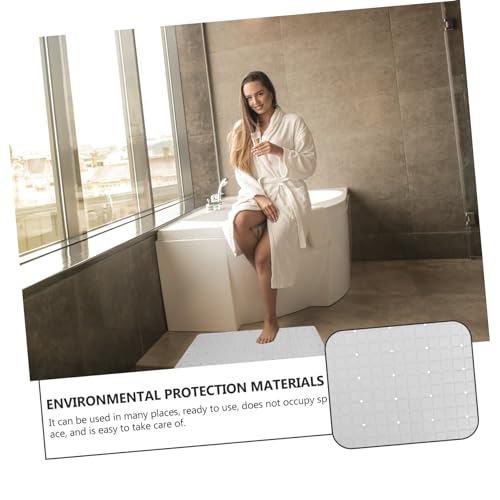 Alfombra antideslizante para ducha y suelo de cocina con drenaje continuo 5