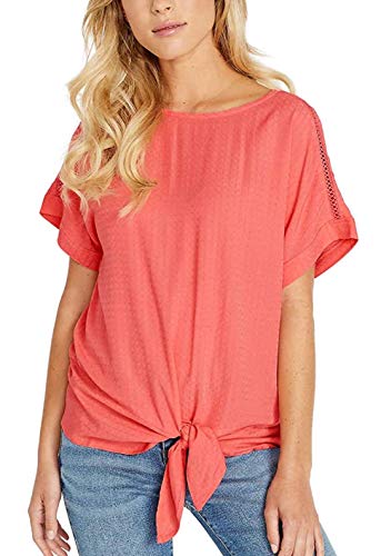 Haut à nouer Buffalo rose en taille S pour femme au style tendance